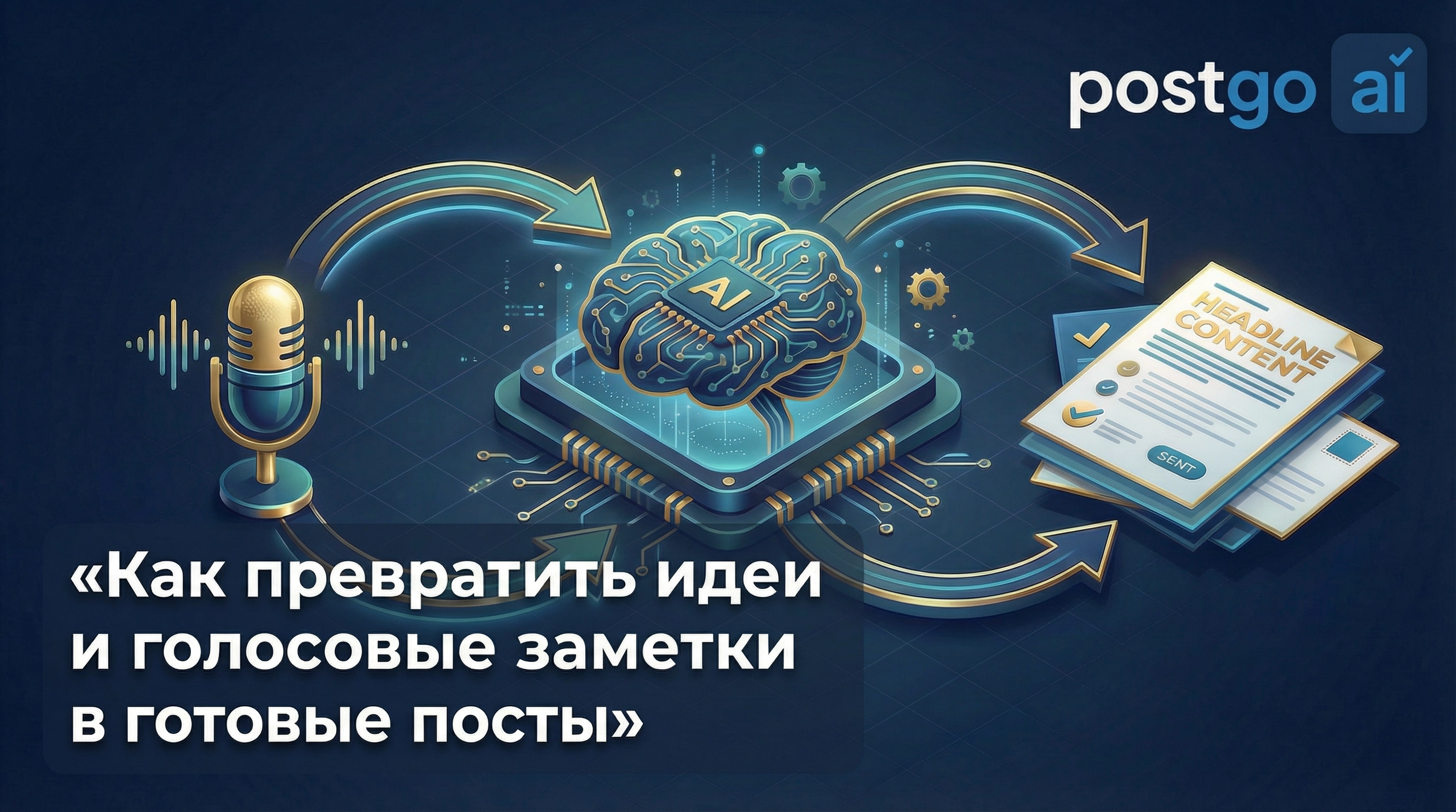 Как превратить идеи и голосовые заметки в готовые посты